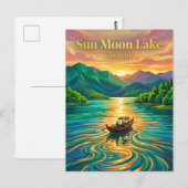 Sonnenmondsee Taiwan Postkarte (Vorne/Hinten)