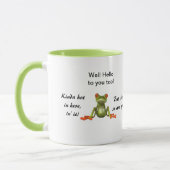 Sonnenmug mit niedlichem Frosch Tasse (Links)
