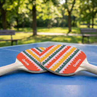 Sonnenmuscheln Tischtennis Schläger