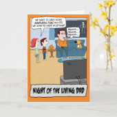 Sonnennacht des lebendigen Vaters Halloween Karte (Gelbe Blume)