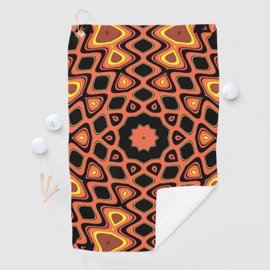 SONNENORANGE GOLFHANDTUCH (Insitu)