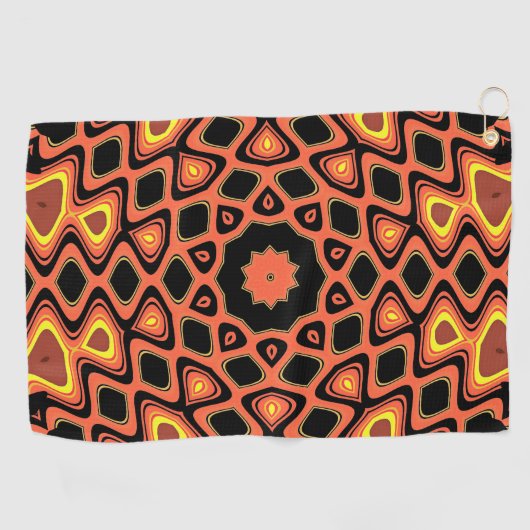 SONNENORANGE GOLFHANDTUCH (Horizontal)