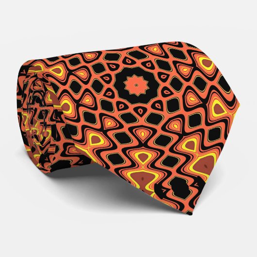 SONNENORANGE KRAWATTE (Gerollt)