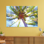 SONNENPALM 32x48 Leinwanddruck (Insitu (Wohnzimmer))