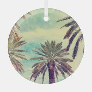 Sonnenpalmenplantage: Kulturoase. Ornament Aus Glas