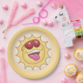 Sonnenpapierplatte Pappteller (Party)