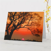 Sonnenpensionierung groß karte (Gelbe Blume)