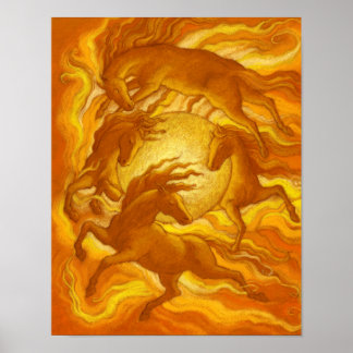 Sonnenpferde Poster