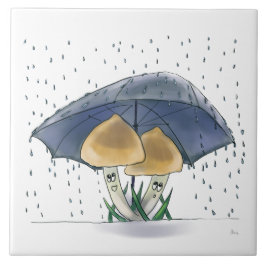 Sonnenpilzfliesen Fliese