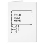 Sonnenprotestzeichen / Anpassbare ASCII-Textkunst (Vorne)