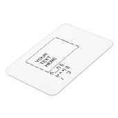 Sonnenprotestzeichen / Anpassbare ASCII-Textkunst Magnet (Linke Seite)