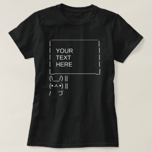 Sonnenprotestzeichen / Anpassbare ASCII-Textkunst T-Shirt