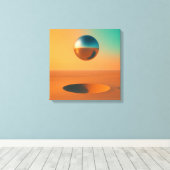 Sonnenreliquie Leinwanddruck (Insitu (Holzboden))