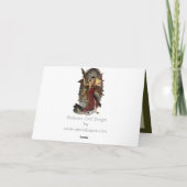 Sonnenrückgang Feiertagskarte (Rückseite)