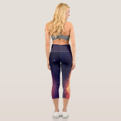 Sonnens Feuer quer durch das Universum Capri Leggings (Rückseite)