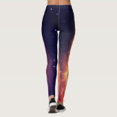 Sonnens Feuer quer durch das Universum Leggings (Rückseite)