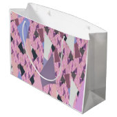 SONNENSAILEN ABSTRAKT GROßE GESCHENKTÜTE (Rückseite Schrägansicht)