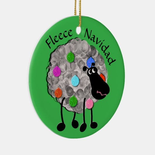 Sonnenschaf Keramik Ornament (Rechts)