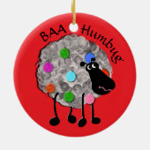 Sonnenschaf Keramik Ornament (Hinten)