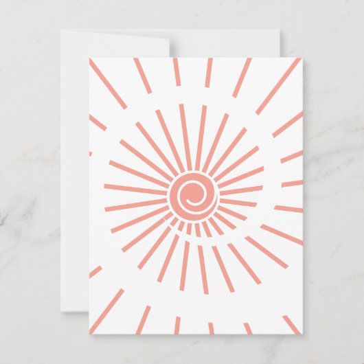 Sonnenschein 10 mitteilungskarte (Vorderseite)