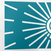 Sonnenschein 11 dreifach gefaltete urlaubskarte (Innen Erste Seite)