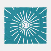 Sonnenschein 11 fleecedecke (Vorderseite (Horizontal))