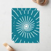 Sonnenschein 11 mitteilungskarte (Vorderseite/Rückseite Beispiel)