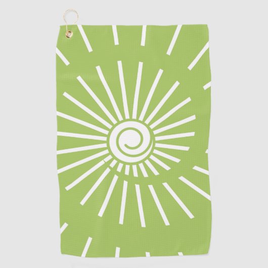 Sonnenschein 13 golfhandtuch (Vorderseite)