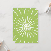 Sonnenschein 13 karte (Vorderseite/Rückseite Beispiel)