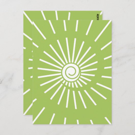 Sonnenschein 13 postkarte (Vorne/Hinten)