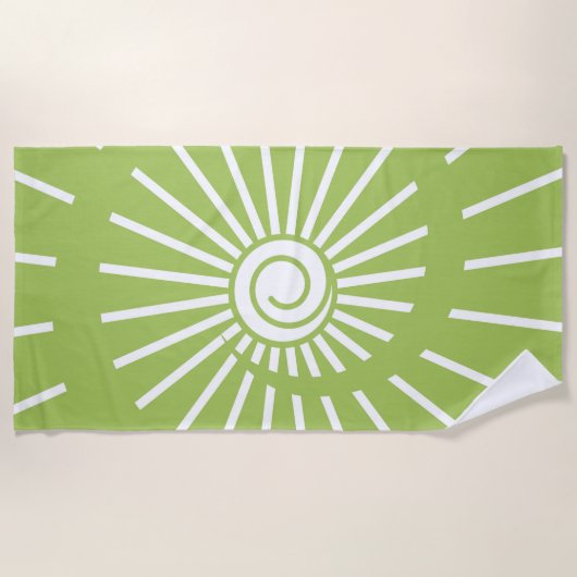 Sonnenschein 13 strandtuch (Vorderseite)