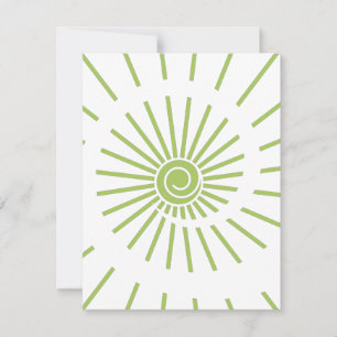 Sonnenschein 14 mitteilungskarte