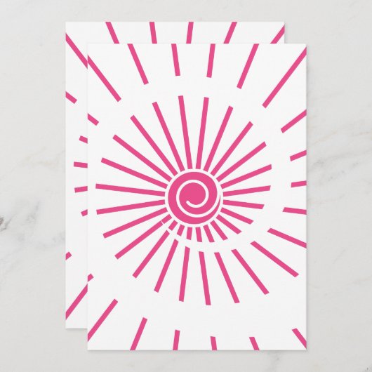 Sonnenschein 15 dankeskarte (Vorne/Hinten)