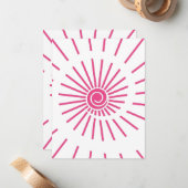 Sonnenschein 15 mitteilungskarte (Vorderseite/Rückseite Beispiel)