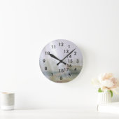 Sonnenschein 18-Stunden-Bürogeschenkuhr Runde Wanduhr (Zuhause)