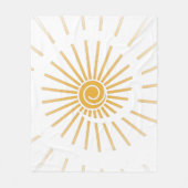 Sonnenschein 1 fleecedecke (Vorderseite)