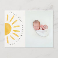 Sonnenschein 1. Reise um die Sonne Geburtstag einl