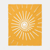 Sonnenschein 2 fleecedecke (Vorderseite)