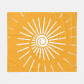 Sonnenschein 2 fleecedecke (Vorderseite (Horizontal))