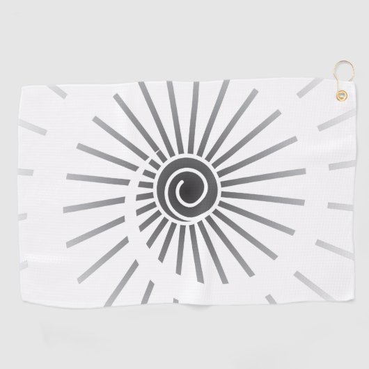 Sonnenschein 4 golfhandtuch (Horizontal)