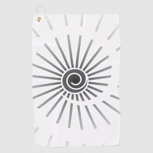 Sonnenschein 4 golfhandtuch (Vorderseite)