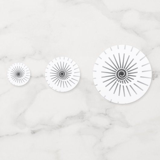 Sonnenschein 4 konfetti (Vorderseiten)