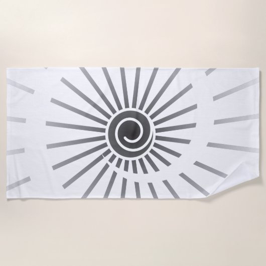 Sonnenschein 4 strandtuch (Vorderseite)