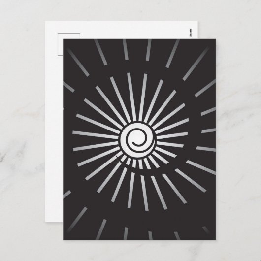 Sonnenschein 5 feiertagspostkarte (Vorne/Hinten)