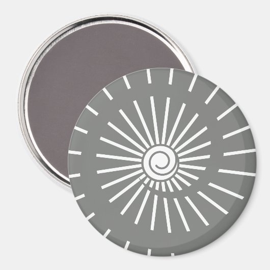 Sonnenschein 6 magnet (Vorderseite/Rückseite)