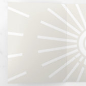 Sonnenschein 7 dreifach gefaltete urlaubskarte (Innen Erste Seite)