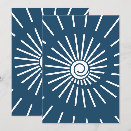 Sonnenschein 8 dankeskarte (Vorne/Hinten)