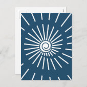 Sonnenschein 8 feiertagspostkarte (Vorne/Hinten)