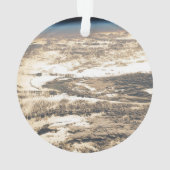 Sonnenschein abseits des Atlantiks Ornament (Rückseite)