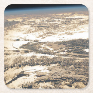 Sonnenschein abseits des Atlantiks Rechteckiger Pappuntersetzer